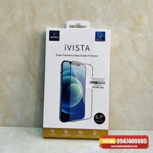 Cường lực iPhone 14 Pro Max WiWU iVISTA chính hãng Cường lực iPhone 14 Pro Max WiWU iVISTA chính hãng
