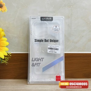 Ốp lưng iPhone 14 Pro Max Likgus trong suốt chính hãng Ốp lưng iPhone 14 Pro Max Likgus trong suốt chính hãng