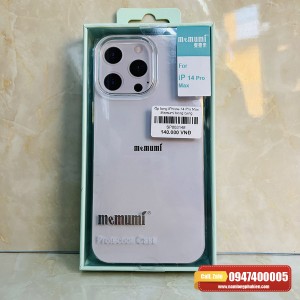 Ốp lưng trong suốt iPhone 14 Pro Max Memumi không ố vàng