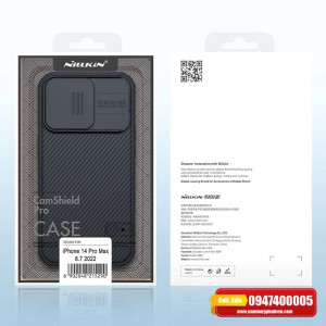 Ốp lưng iPhone 14 Pro Max Nillkin Camshield Pro chính hãng
