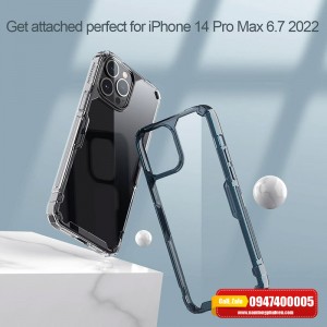 Ốp lưng iPhone 14 Pro Max Nillkin trong suốt