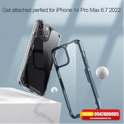 Ốp lưng iPhone 14 Pro Max Nillkin trong suốt