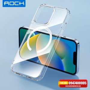 Ốp lưng iPhone 14 Pro Max Rock hỗ trợ sạc không dây Magsafe