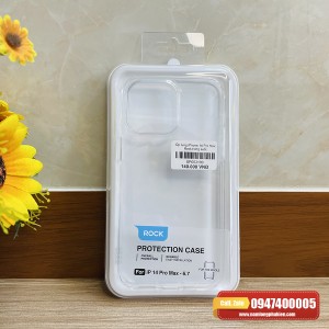 Ốp lưng iPhone 14 Pro Max Rock trong suốt chính hãng