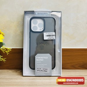 Ốp lưng iPhone 14 Pro Max X-level Frosted Sand lưng nhám mờ Ốp lưng iPhone 14 Pro Max X-level Frosted Sand lưng nhám mờ
