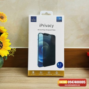 Cường lực iPhone 14 Pro chống nhìn trộm WiWU chính hãng Cường lực iPhone 14 Pro chống nhìn trộm WiWU chính hãng