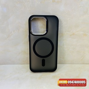 Ốp lưng iPhone 14 Pro Filada magsafe lưng nhám viền đen Ốp lưng iPhone 14 Pro Filada magsafe lưng nhám viền đen