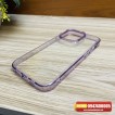 Ốp lưng iPhone 14 Pro Likgus trong viền màu tím