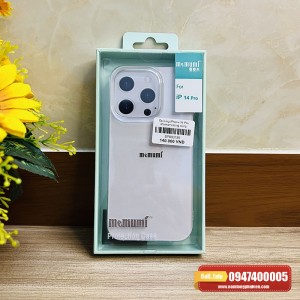 Ốp lưng trong suốt iPhone 14 Pro Memumi không ố vàng