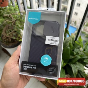 Ốp lưng iPhone 14 Pro Nillkin Camshield Pro màu tím