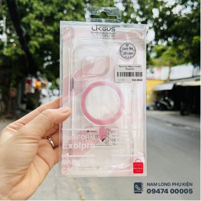 Ốp lưng iPhone 15 Pro Max Likgus PU viền mềm
