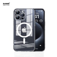 Ốp lưng iPhone 15 Pro Max Memumi trong suốt Magnetic 