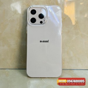 Ốp lưng trong suốt iPhone 15 Pro Max Memumi không ố vàng Ốp lưng trong suốt iPhone 15 Pro Max Memumi không ố vàng