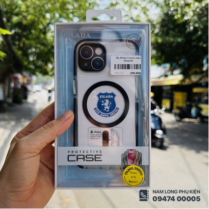 Ốp lưng iPhone 15 Filada Camera màu