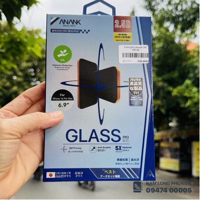 Cường lực chống nhìn trộm Anank iPhone 16 Pro Max