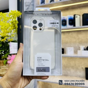 Ốp lưng iPhone 16 Pro Max trong suốt X-level Ice Crystal Ốp lưng iPhone 16 Pro Max trong suốt X-level Ice Crystal