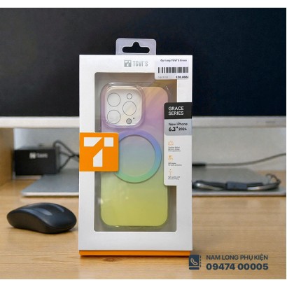 Ốp lưng iPhone 16 Pro Tgvi's Grace Series