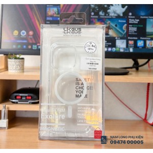 Ốp lưng iPhone 16 Pro trong suốt Magsafe Likgus