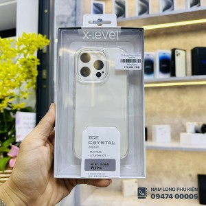 Ốp lưng iPhone 16 Pro trong suốt X-level Ice Crystal Ốp lưng iPhone 16 Pro trong suốt X-level Ice Crystal