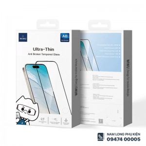 Cường lực iPhone 16 Series trong suốt WiWU GT-010 Cường lực iPhone 16 Series trong suốt WiWU GT-010