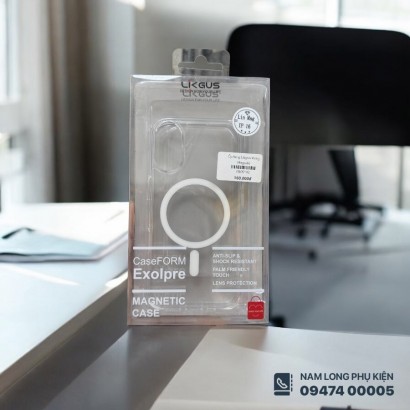 Ốp lưng iPhone 16 trong suốt Magsafe Likgus