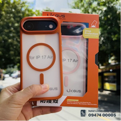Ốp lưng iPhone Air Likgus nhám magsafe