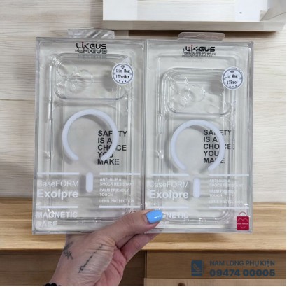 Ốp lưng iPhone 17 Pro Max Likgus trong Magsafe