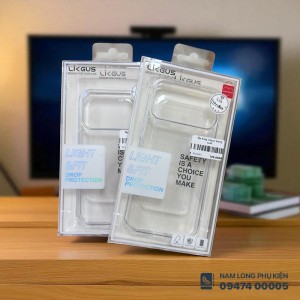 Ốp lưng iPhone 17 Pro Max trong suốt Likgus