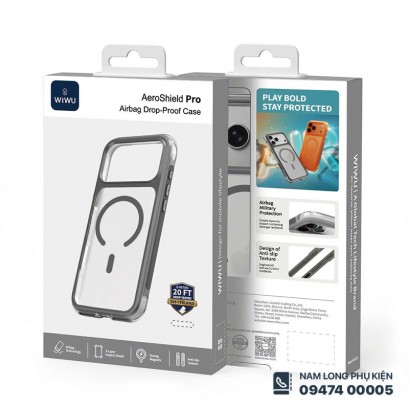 Ốp lưng iPhone 17 Pro Max WiWU AEROSHIELD PRO AS-202