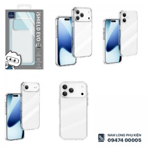 Ốp lưng iPhone 17 series trong suốt WiWU