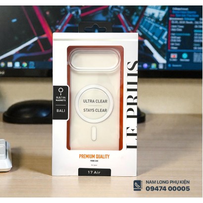 Ốp lưng iPhone Air trong suốt Magsafe Le Prius