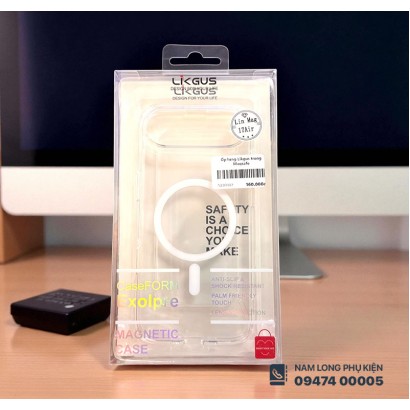Ốp lưng iPhone Air trong suốt Magsafe Likgus