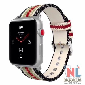 Dây vải iWatch kiểu Burberry thời trang Dây vải iWatch kiểu Burberry thời trang