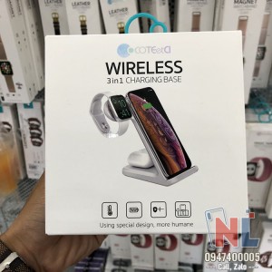 Dock sạc COTEetCI 3in1 Wireless charging base chính hãng Dock sạc COTEetCI 3in1 Wireless charging base chính hãng