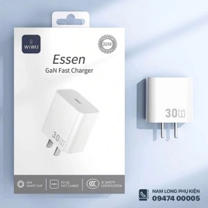 Củ sạc 30W WiWU Essen GaN chính hãng