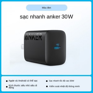 Củ sạc nhanh 30W Anker 312 Charger A2640 1 cổng type-C hỗ trợ PD/PPS