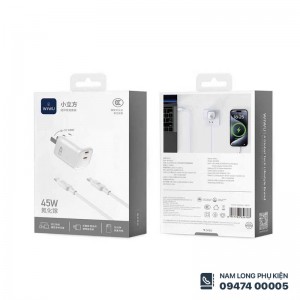 Bộ sạc nhanh 45W WiWU G025 sạc nhanh
