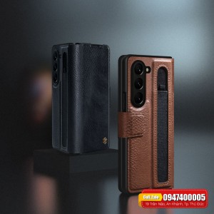 Bao da Galaxy Z Fold 5 Nillkin Aoge chính hãng Bao da Galaxy Z Fold 5 Nillkin Aoge chính hãng