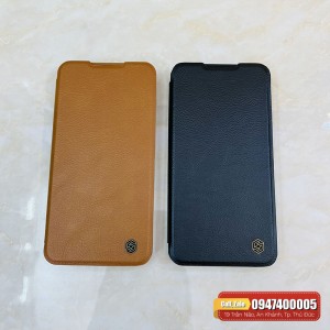 Bao da Galaxy S23 Plus Nillkin Qin chính hãng Bao da Galaxy S23 Plus Nillkin Qin chính hãng