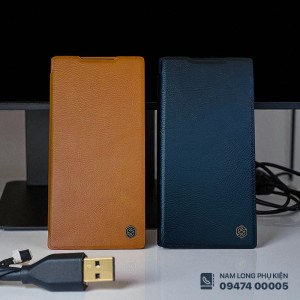 Bao da Galaxy S23 Ultra Nillkin Qin chính hãng Bao da Galaxy S23 Ultra Nillkin Qin chính hãng