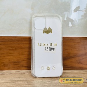 Ốp lưng iPhone 12 Mini dẻo silicon trong mềm
