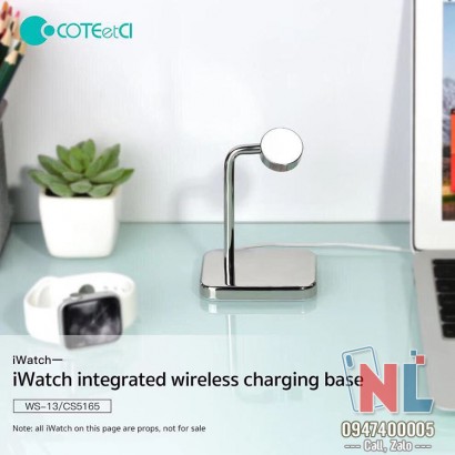 Sạc iWatch COTEetCI WS13 Wireless charging