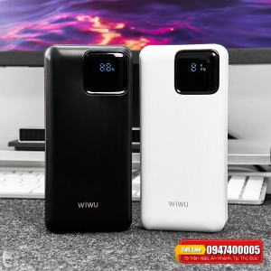 Pin dự phòng 20000mAh WiWU 22.5W LED Display JC-22 Pin dự phòng 20000mAh WiWU 22.5W LED Display JC-22
