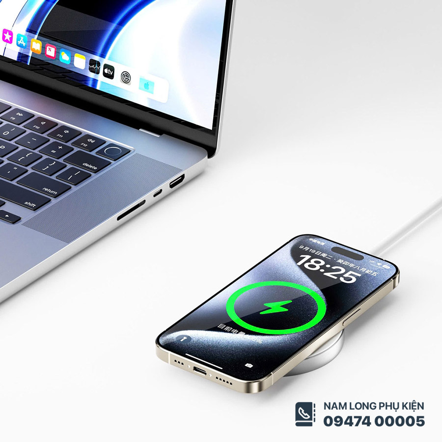 dock sac khong day 15w