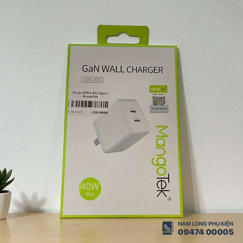 cu sac 2 cong type c 40w