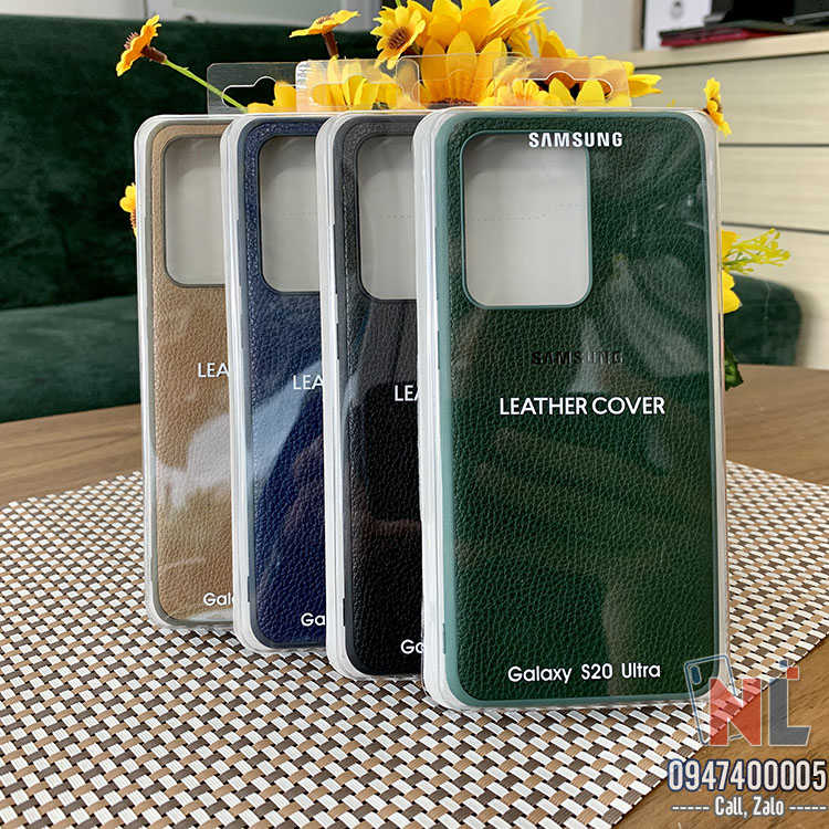 ốp lưng samsung galaxy s20 ultra leather cover