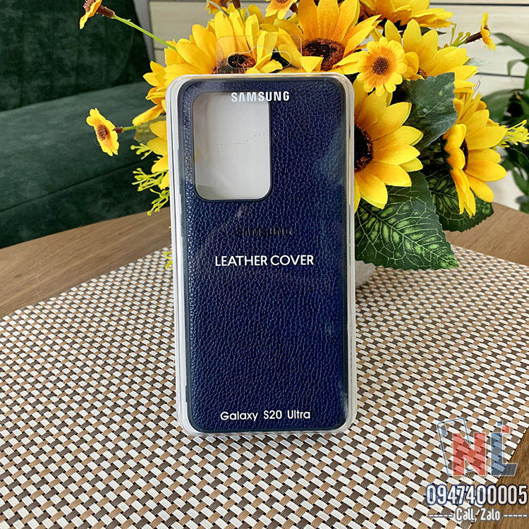 ốp lưng samsung galaxy s20 ultra leather cover cao cấp