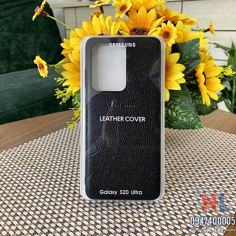 ốp lưng samsung galaxy s20 ultra leather cover tphcm
