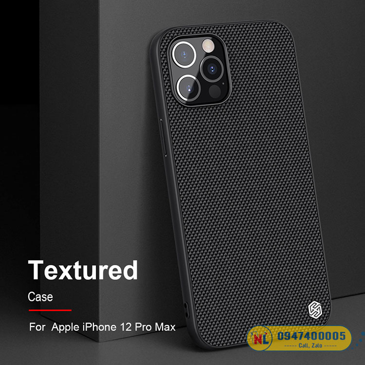 ốp lưng iPhone 12 Pro Max nillkin textured