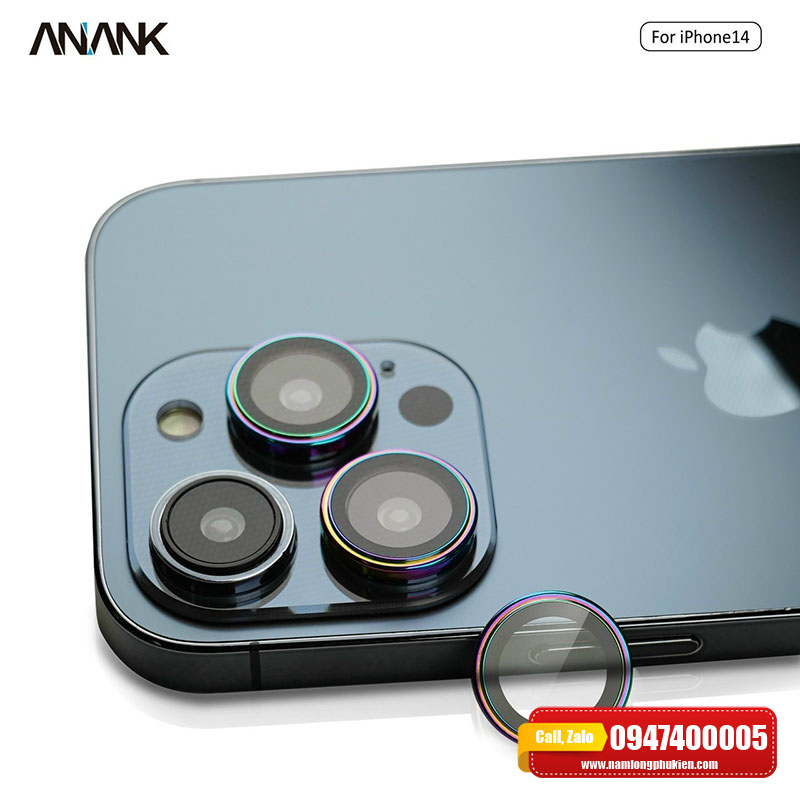 kính bảo vệ camera iphone 14 pro anank